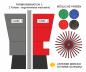 Preview: Seitenwalze "Standard" - Kederrillen-Rohr TCW (mehrfarbig)