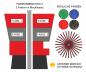 Preview: Seitenwalze "Standard" - Kederrillen-Rohr TCW (mehrfarbig)
