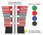 Preview: Seitenwalze "U-Schnitt" - Kederrillen-Rohr TCW (mehrfarbig)