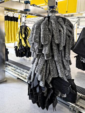 Trockner-Seitenwalze Trocknerplüsch