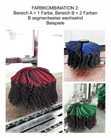 Rocker mit Doppelsegmenten- Rohrlänge 500 – 1000 mm (zweifarbig)