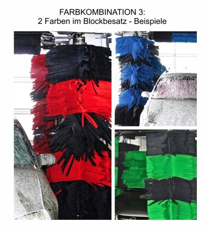 Seitenwalze "Standard" - Kederrillen-Rohr TCW (mehrfarbig)
