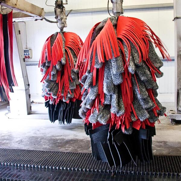 Trockner-Seitenwalze – Mixbesatz Trocknertextil + Trocknerplüsch