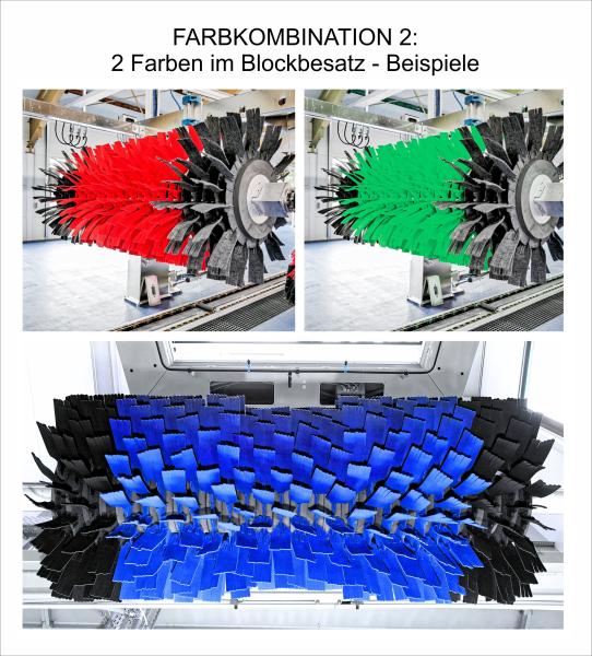 Scheibendachwalze Microvel® "Standard" (zweifarbig)
